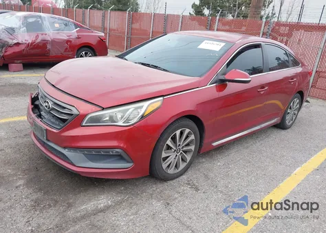 2016 Hyundai Sonata Sport z USA, uszkodzony, nr VIN 5NPE34AF0GH325882